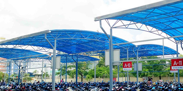 NHÀ XE, CÁC MẪU NHÀ XE ĐẸP
